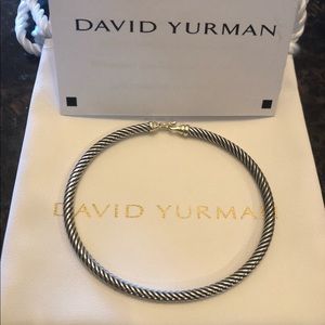 David Yurman size small 3mm cable bracelet